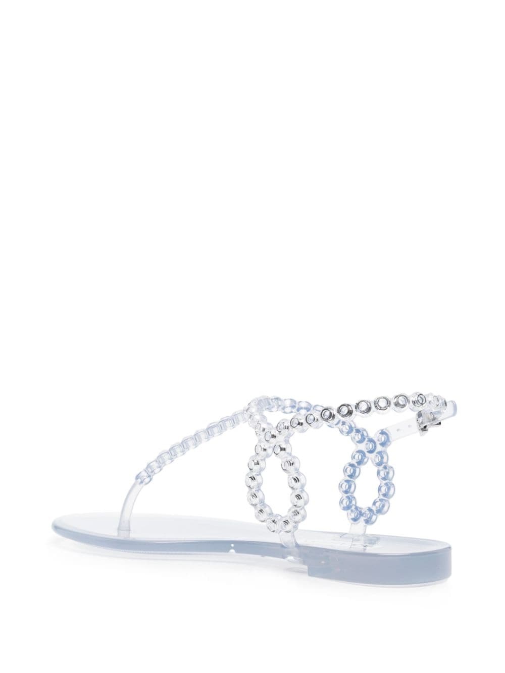 Almost Bare eyelet-embellished sandals - 3