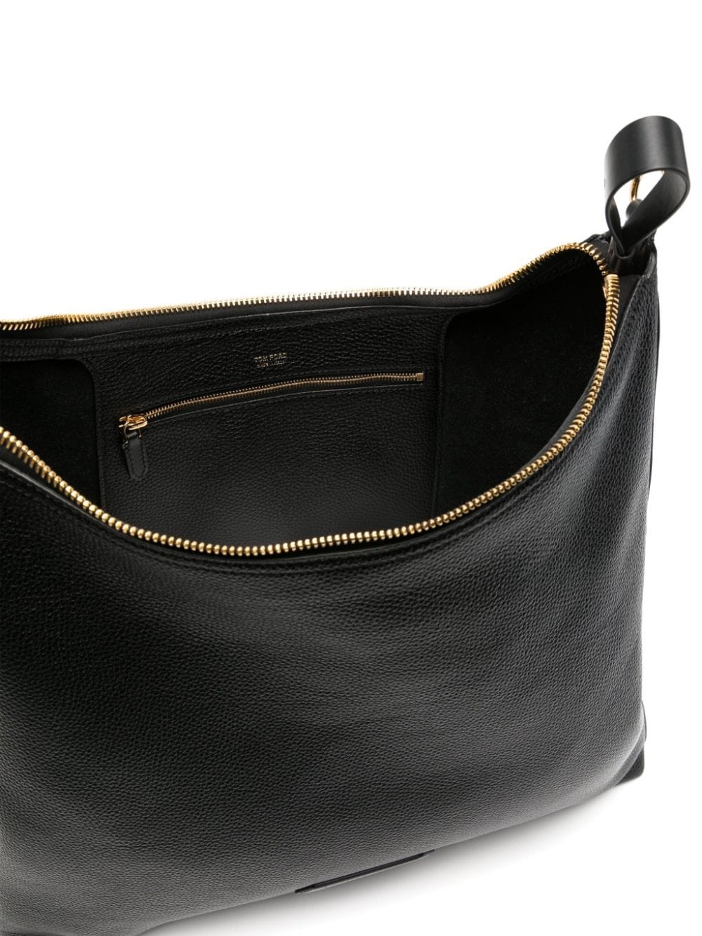 Hand-held leather tote bag - 4