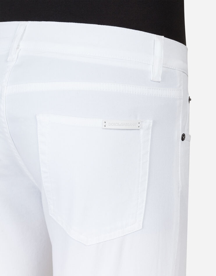 Five pocket trousers in stretch cotton - 4