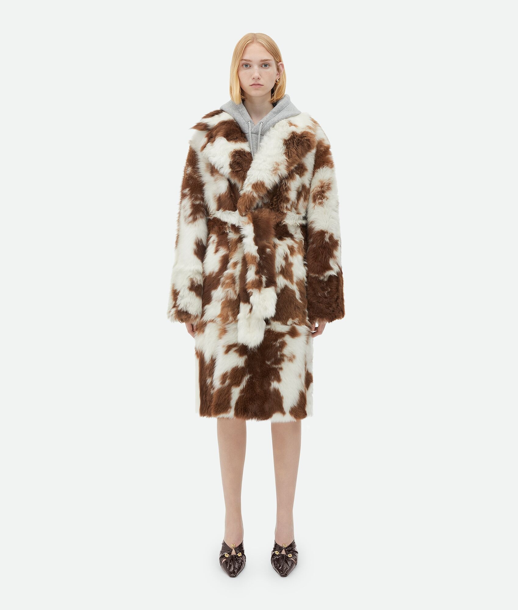 Spotted Shearling Coat - 1