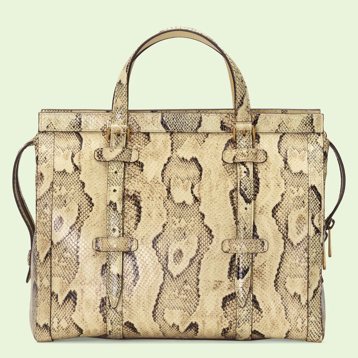 Python tote bag with Double G - 5