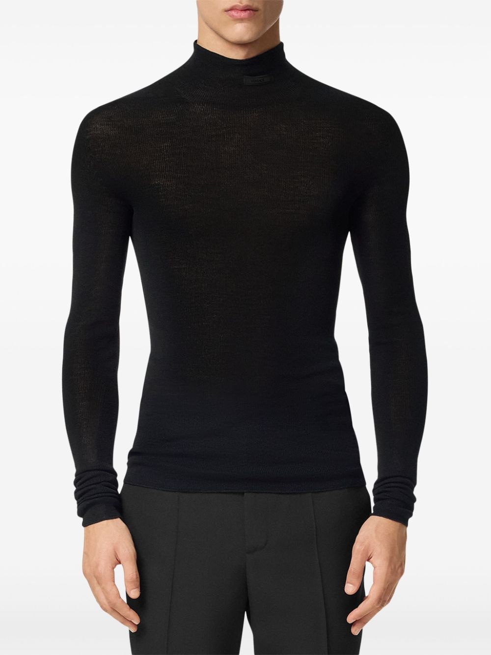 ribbed-knit merino-wool top - 3