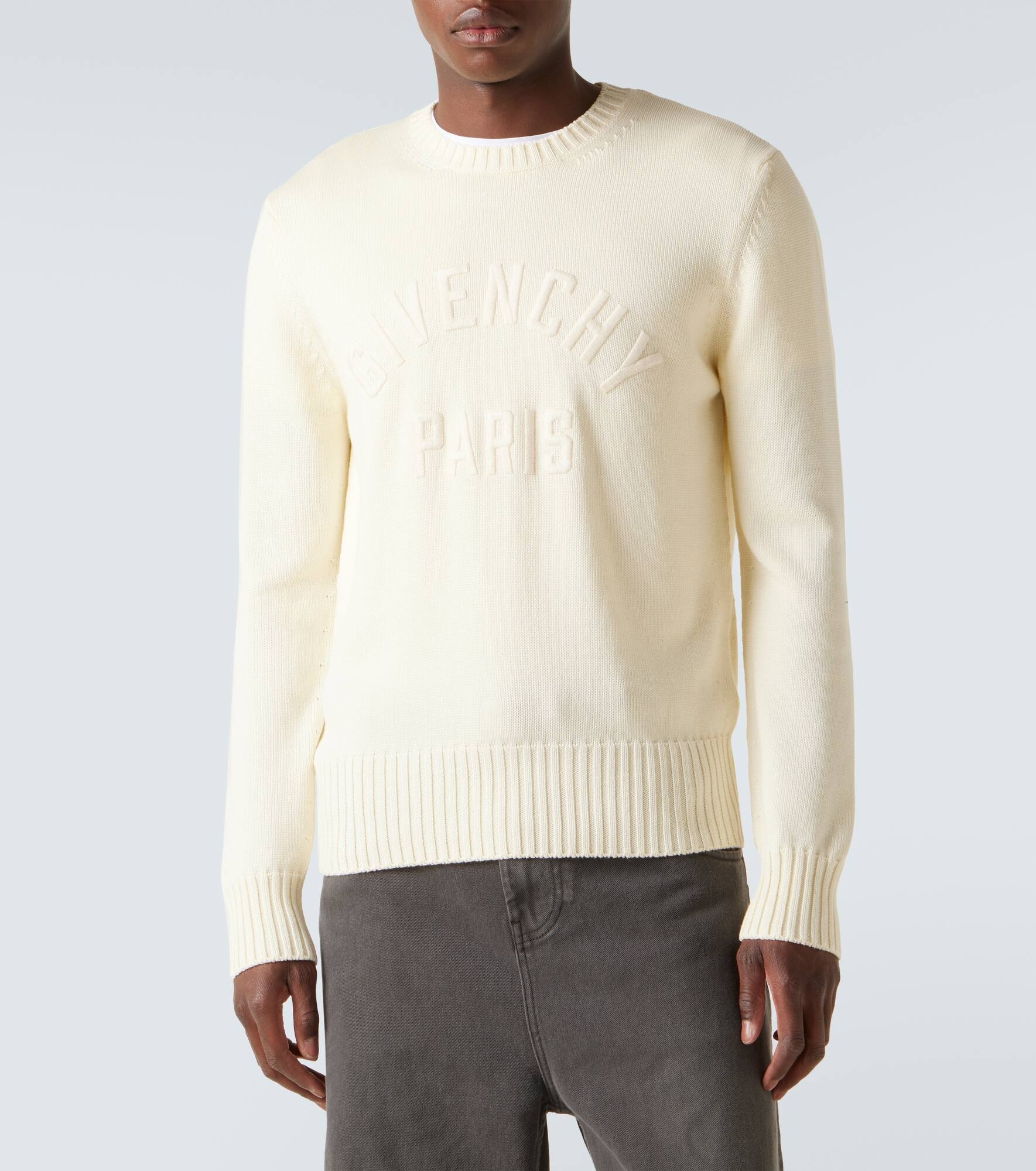 Logo cotton sweater - 3