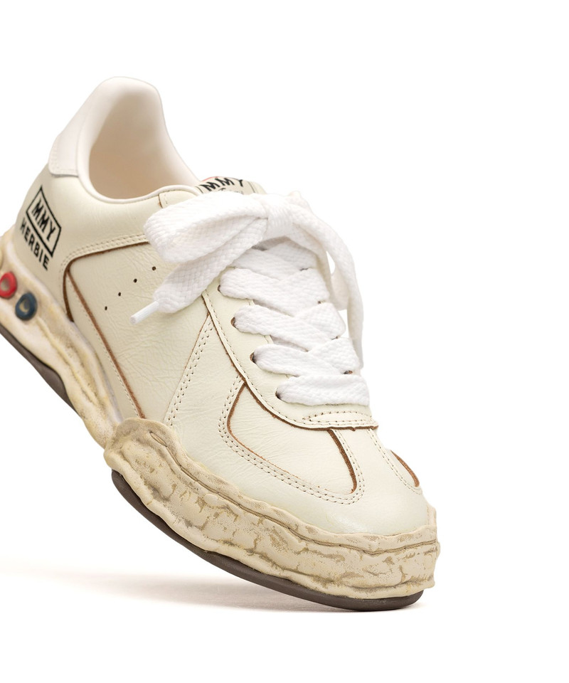 "HERBIE" OG Sole Wrinkled Leather Low-top Sneaker 11