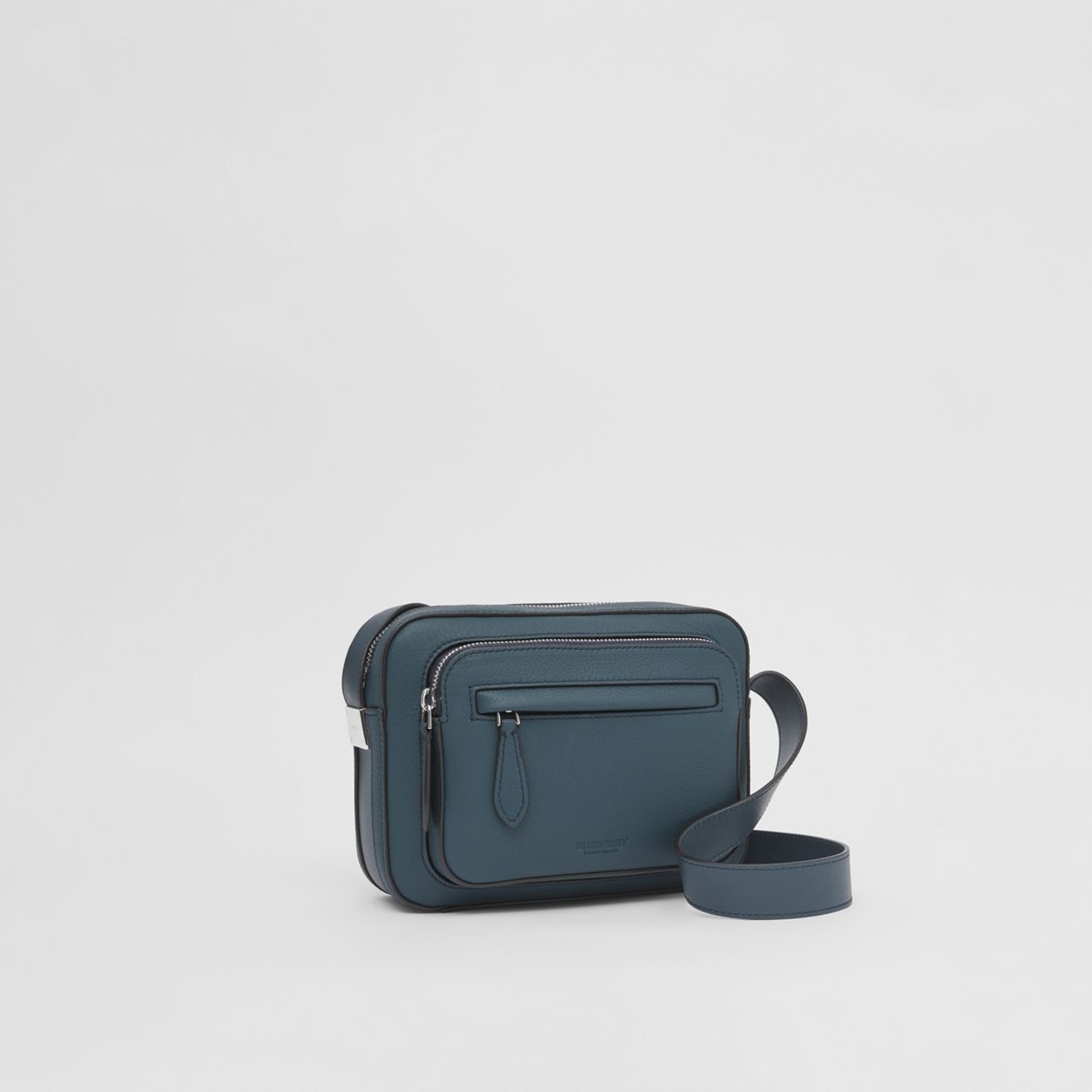 Grainy Leather Crossbody Bag - 7