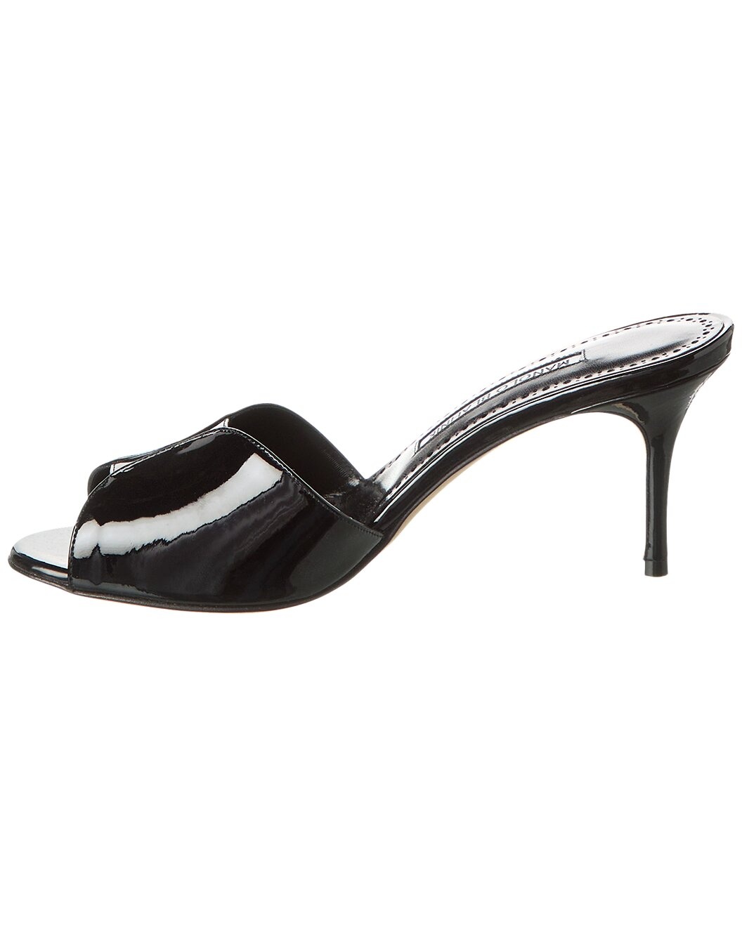 Manolo Blahnik Houramu 70 Patent Sandal - 2