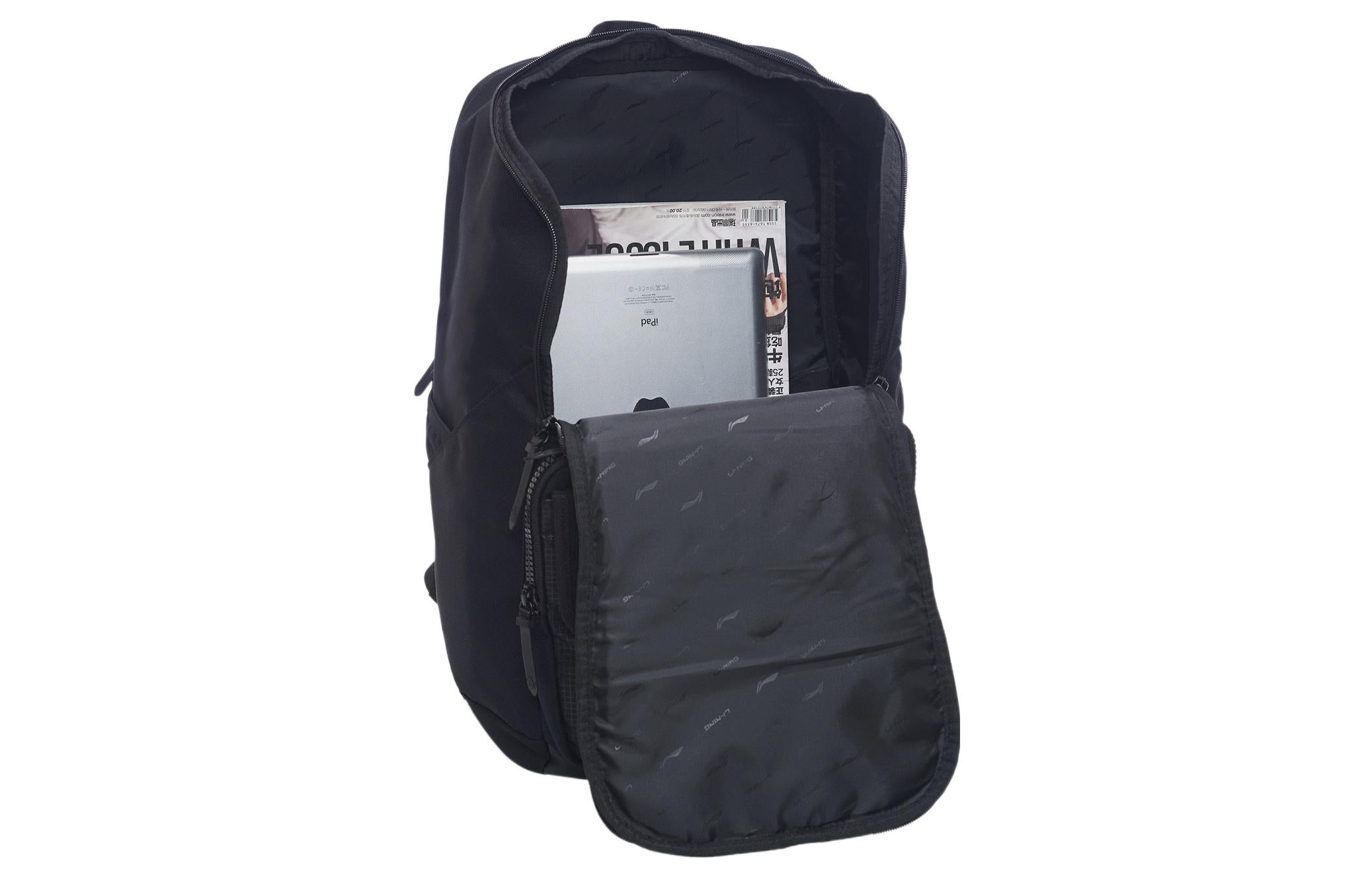 Li-Ning BadFive Logo Backpack 'Black' ABSS295-1 - 4