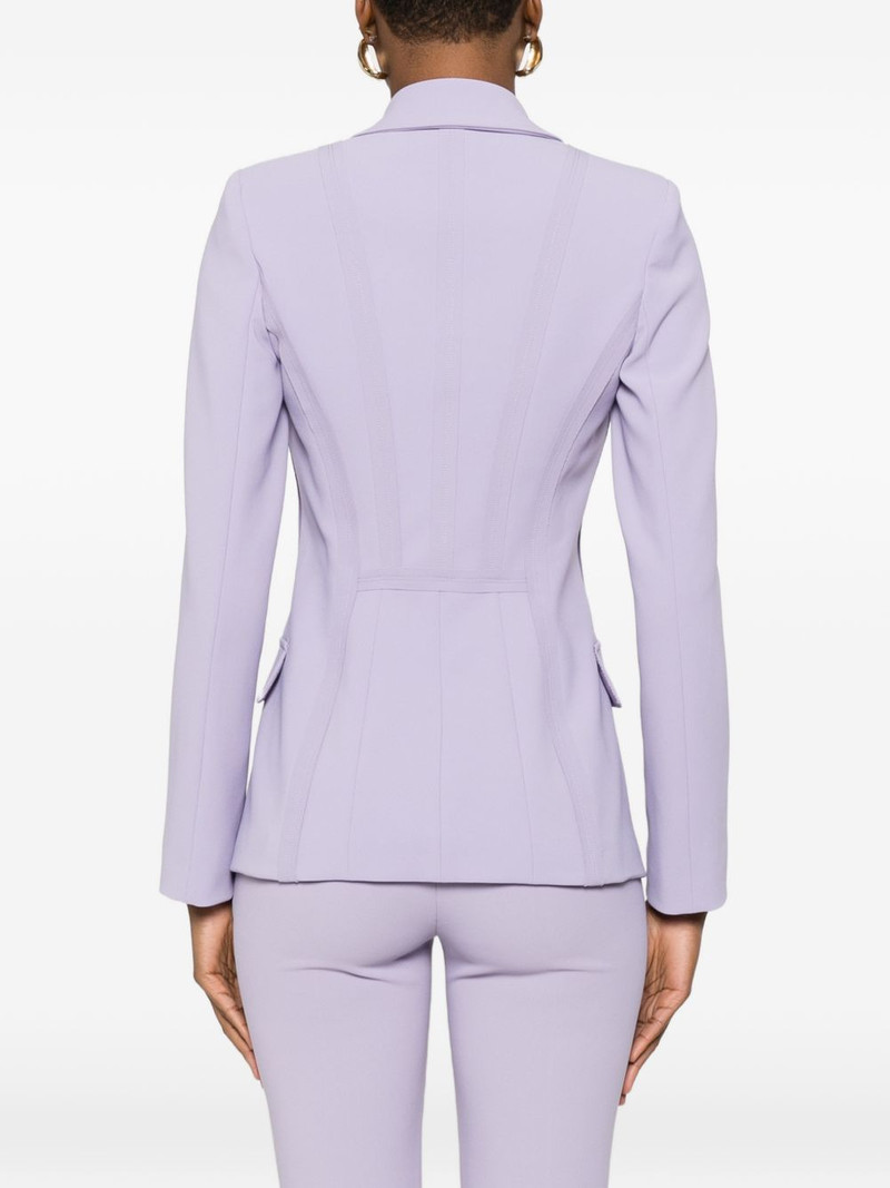 button-embellished blazer 4
