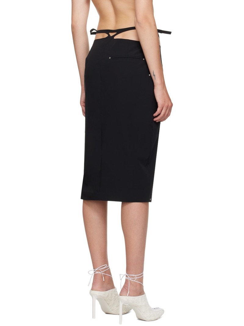 Black Mire Midi Skirt 3