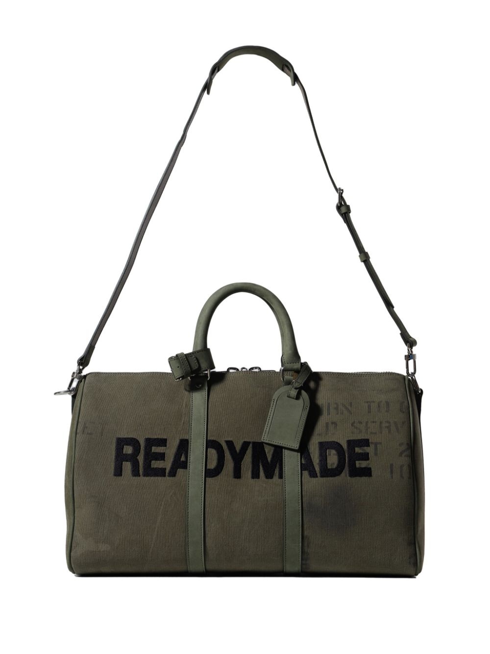 logo-embroidered bag - 5