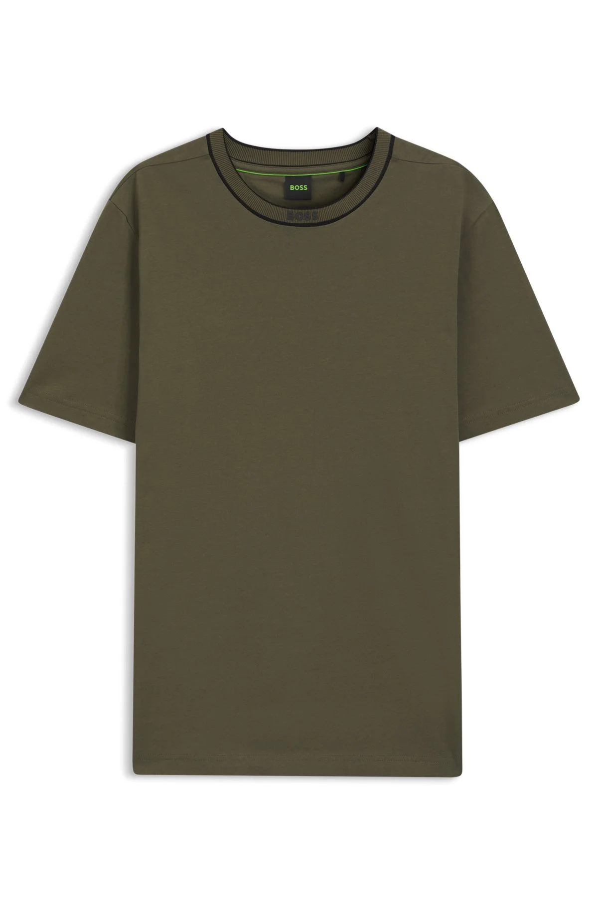 COTTON T-SHIRT WITH LOGO CREW NECK - 1