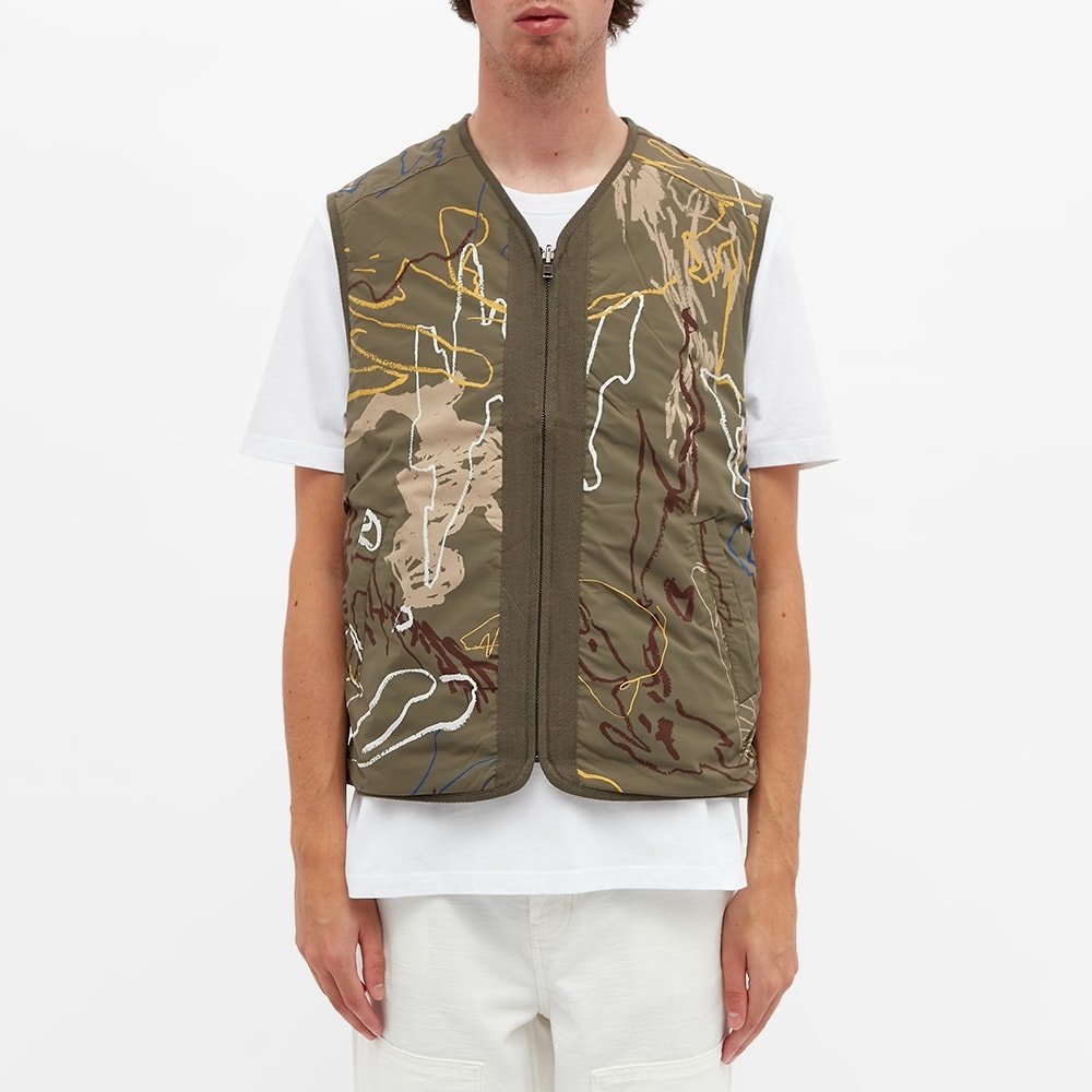 Wood Wood Reversble Victor All Over Print Vest - 4