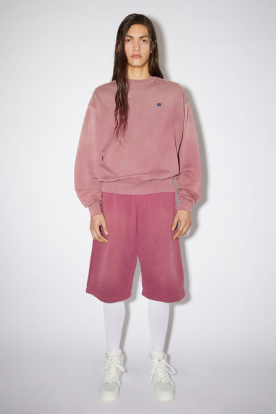 Acne Studios Relaxed sweatshirt - Dark mauve outlook