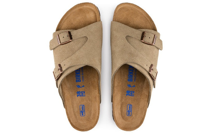Birkenstock Zrich Soft Footbed Suede Leather 'Taupe' 1009532 5