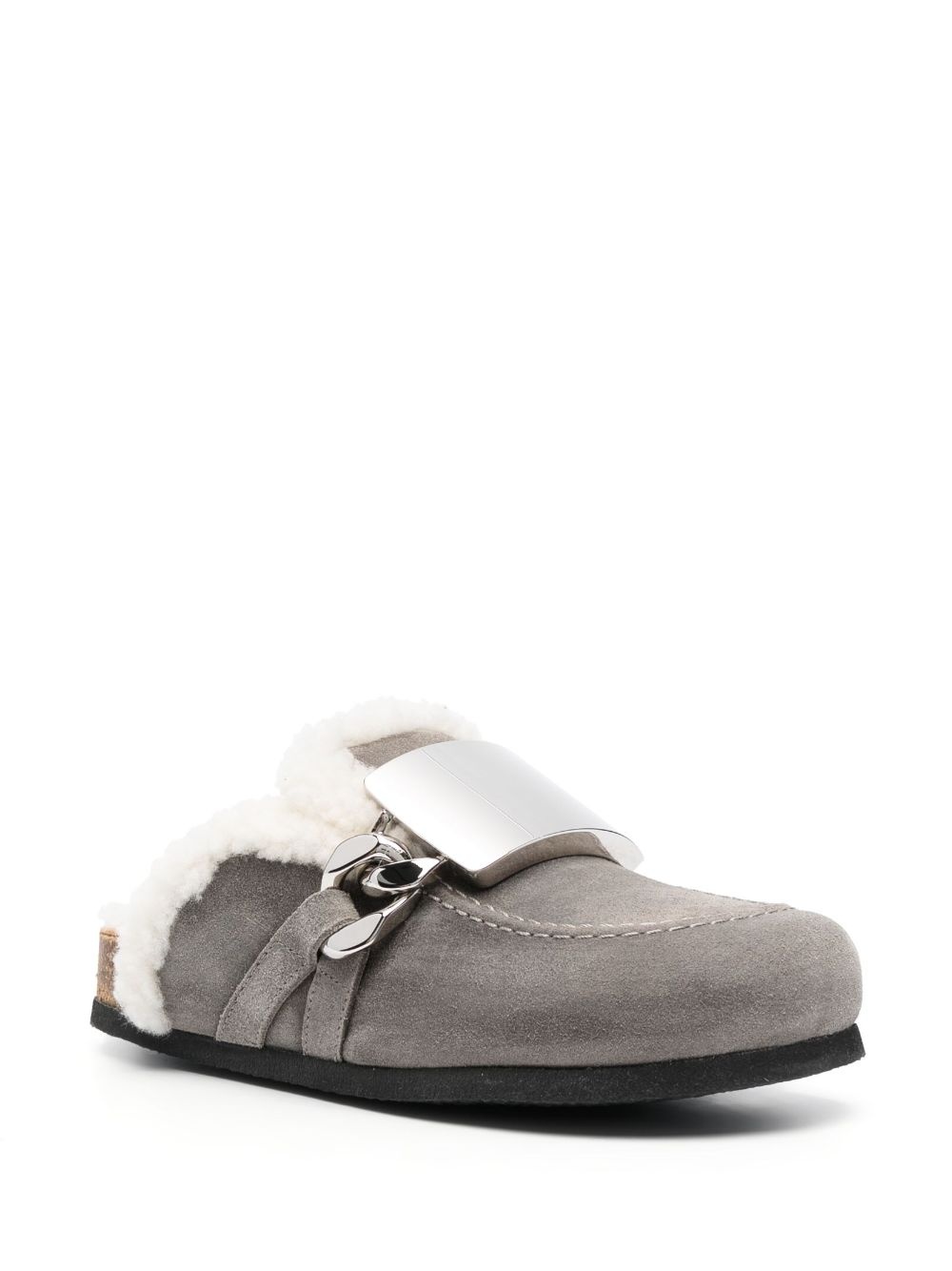 buckle-detail suede loafers - 2