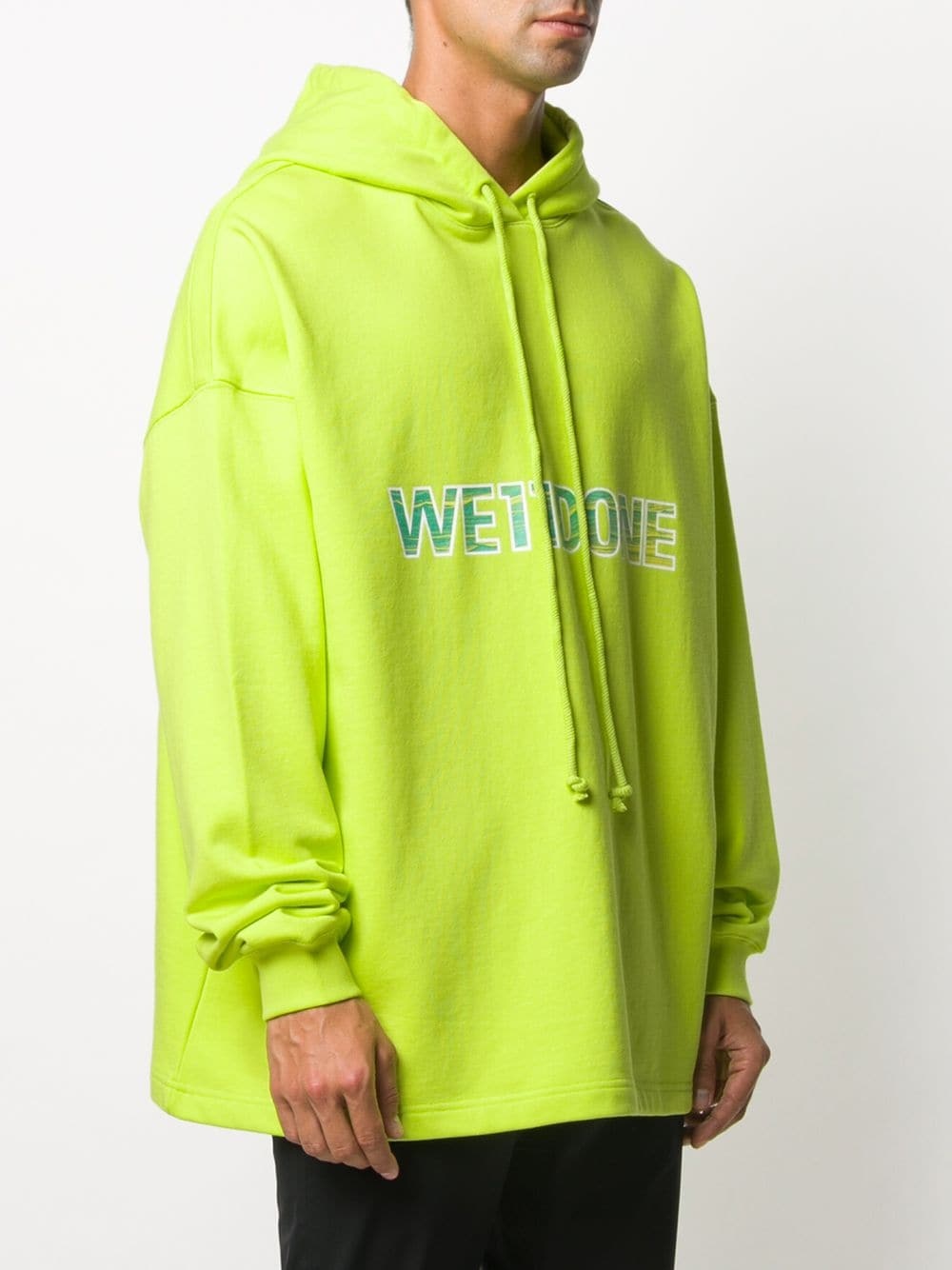 logo print hoodie - 3