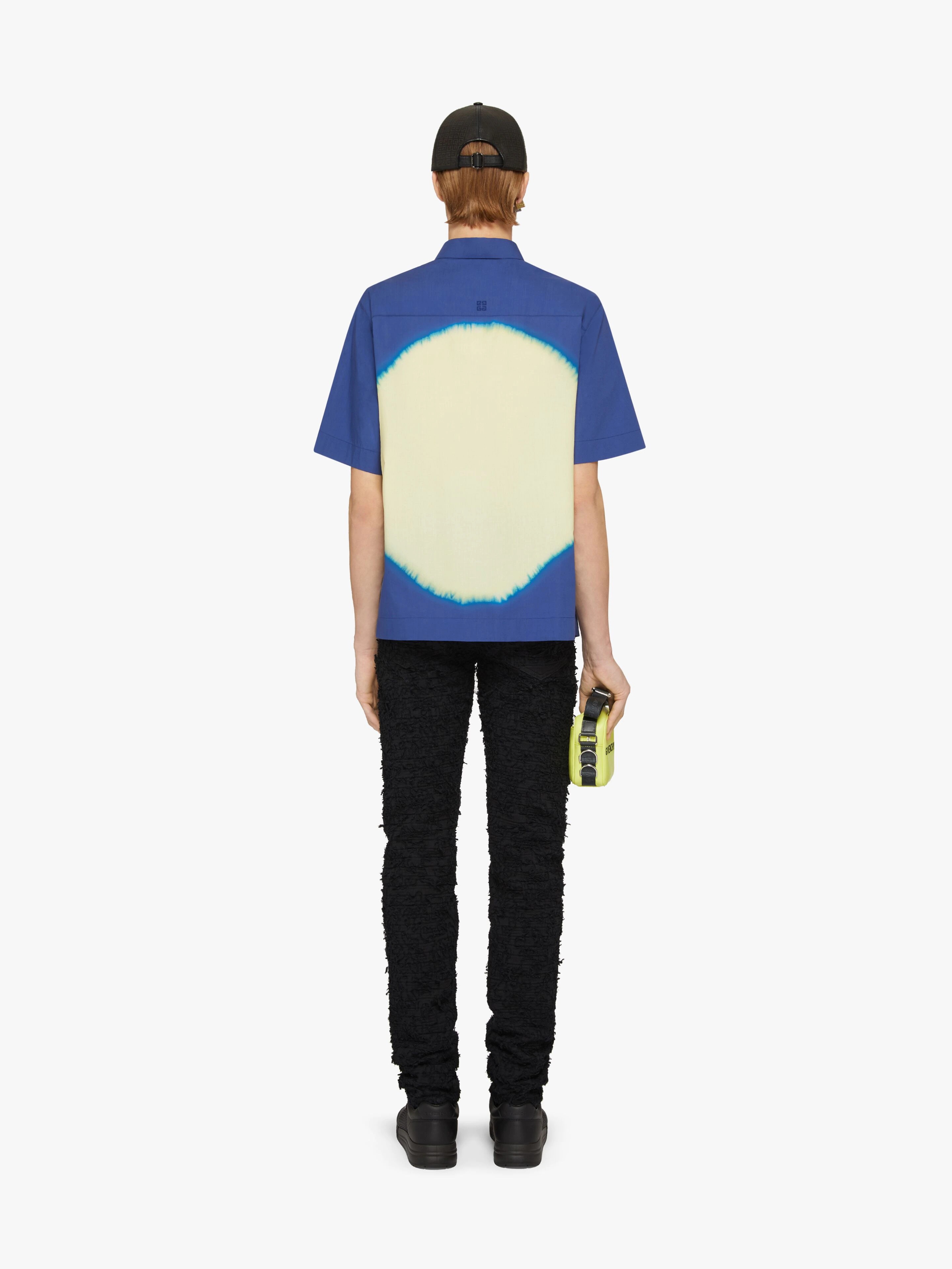 SHIRT IN TIE-DYE POPLIN - 4