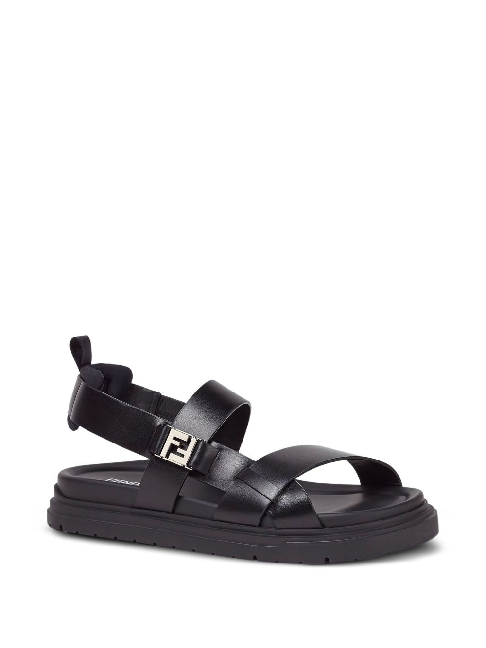 leather platform sandals - 2