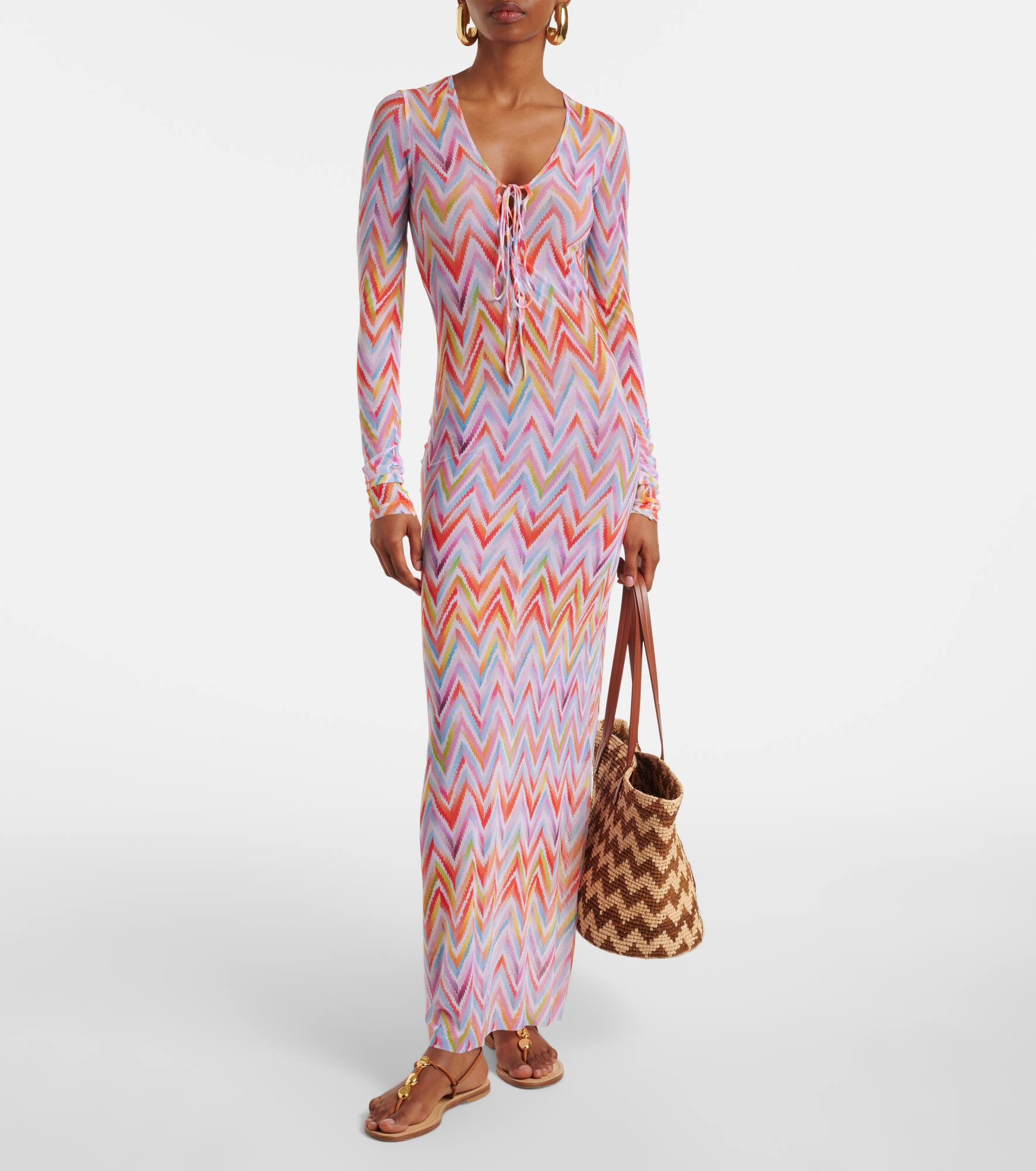 Chevron tulle beach dress - 2