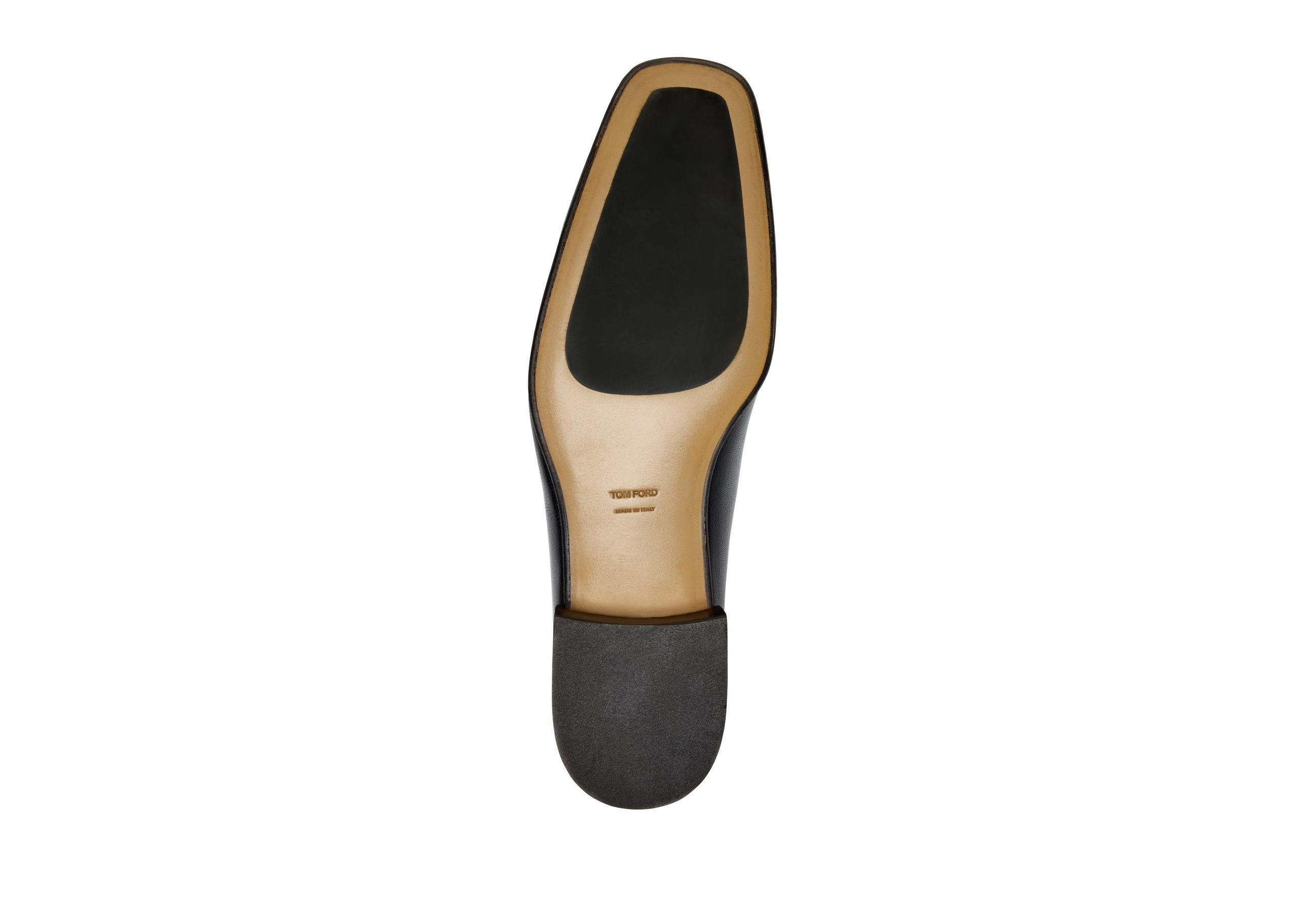 GRAIN LEATHER BAILEY TASSEL SLIPPER - 4