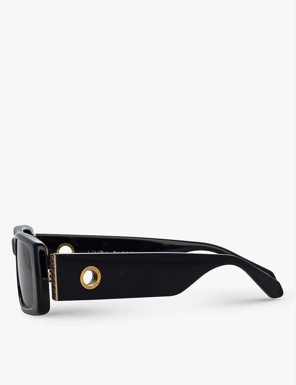 Dania rectangular-frame acetate sunglasses - 4
