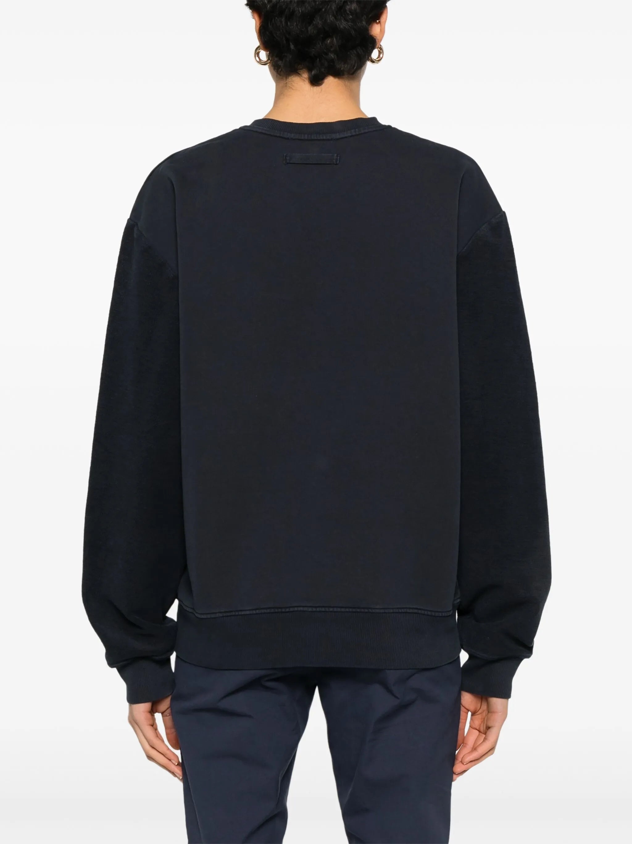 PALOMA WOOL｜ (Oliver (UDB301-134)) OLIVER-V-neck sweatshirt crafted from our classic fleece