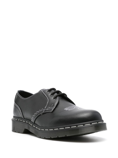 Dr. Martens contrast-stitching leather derby shoes outlook