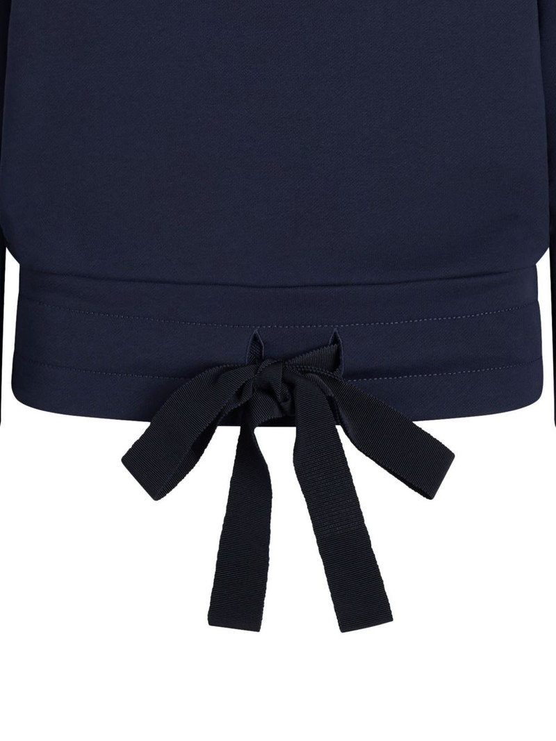 PATOU logo-embroidered organic cotton sweatshirt outlook