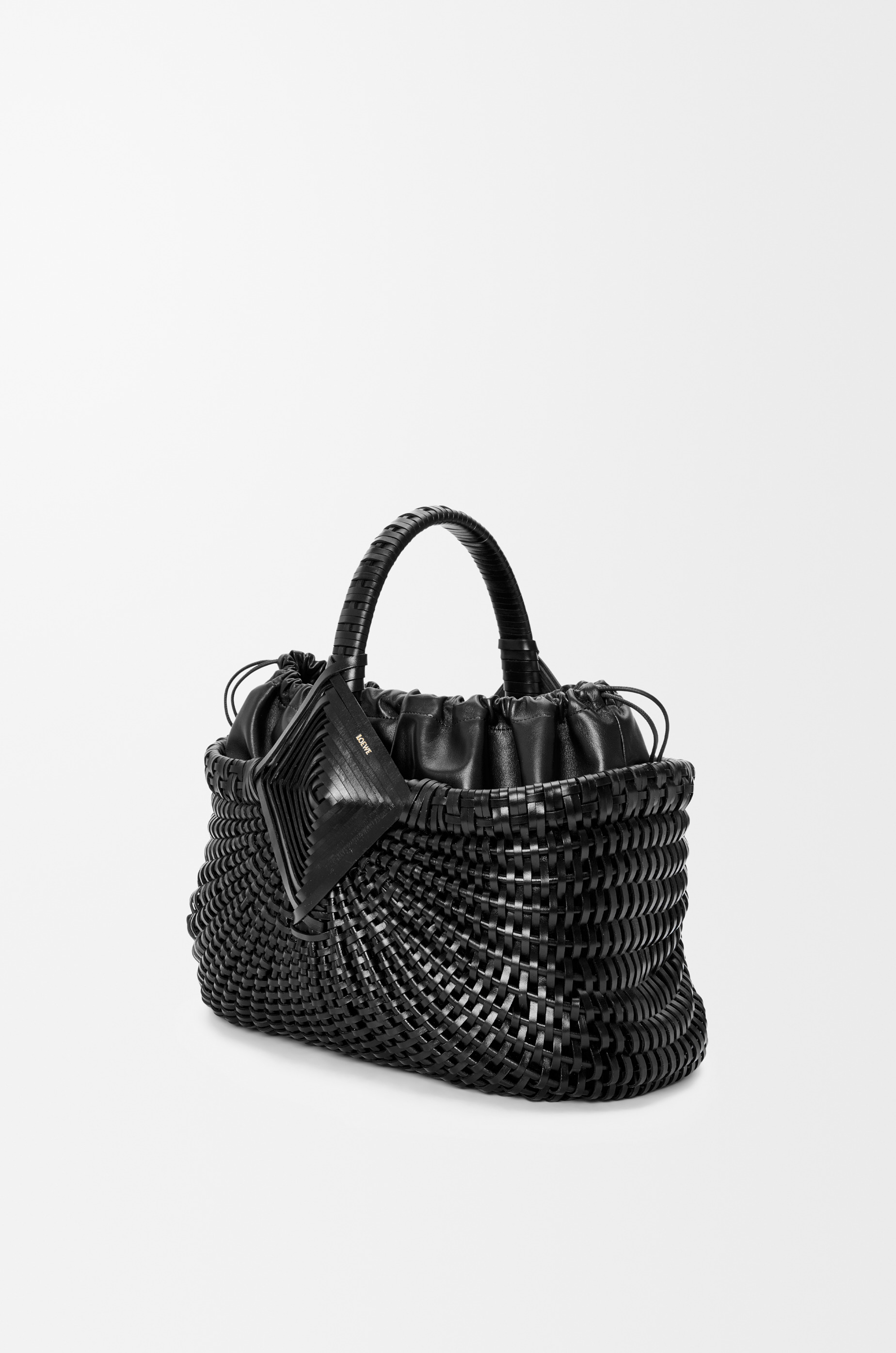 Diamond Square Basket in calfskin - 2