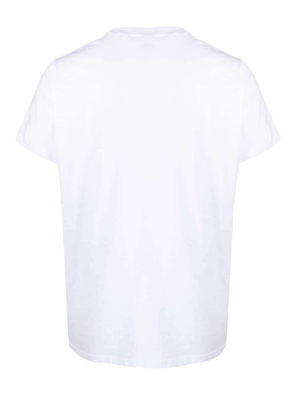 Silenzio print cotton T-shirt - 2