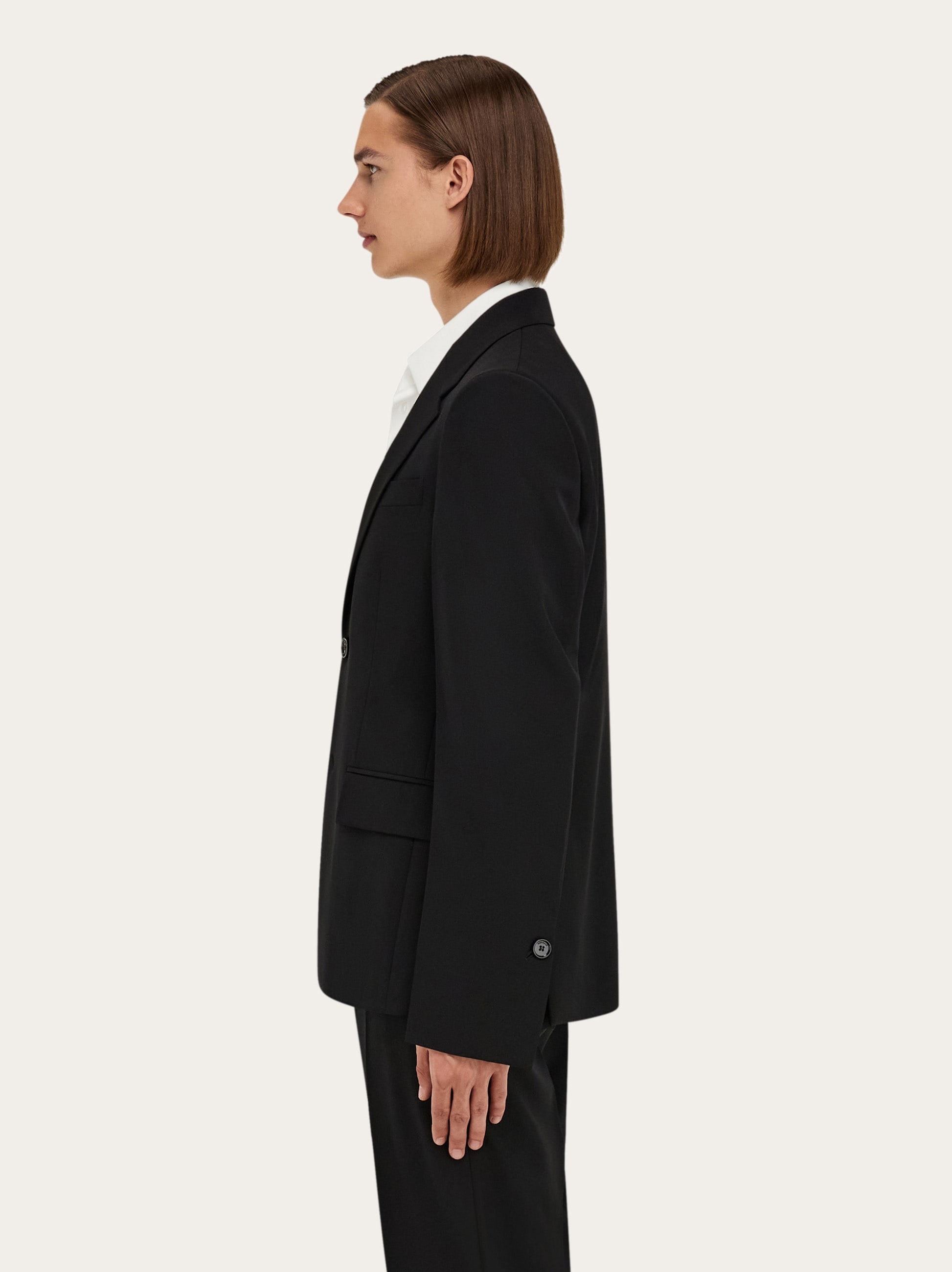 Tailored single-breasted blazer - 3