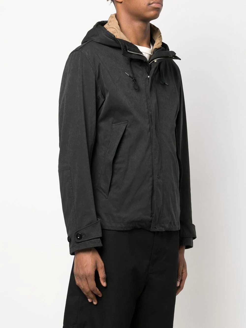 zip-up hooded jacket - 3