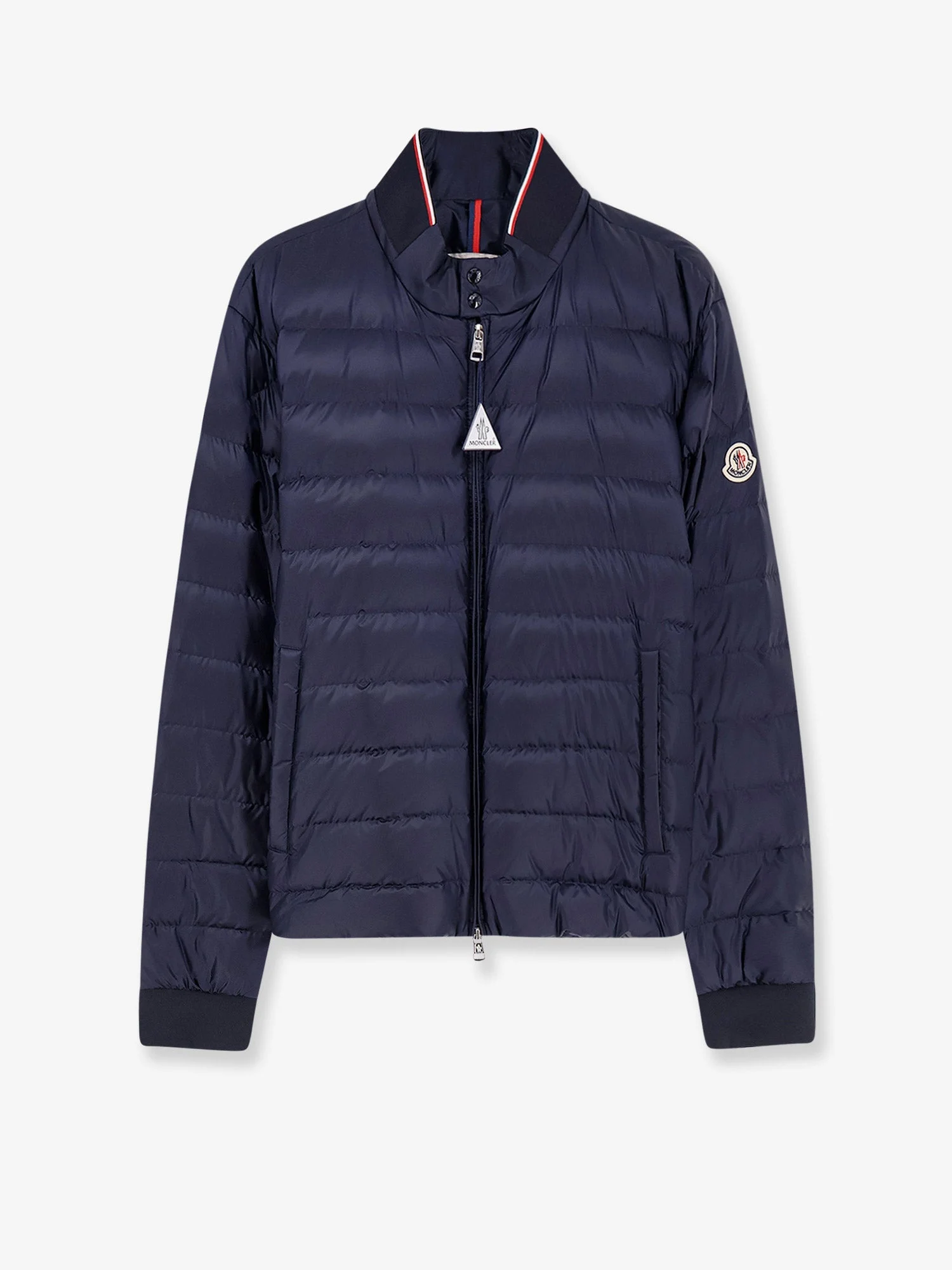 Moncler Rigel Down Jacket With Iconic Profiles - 1