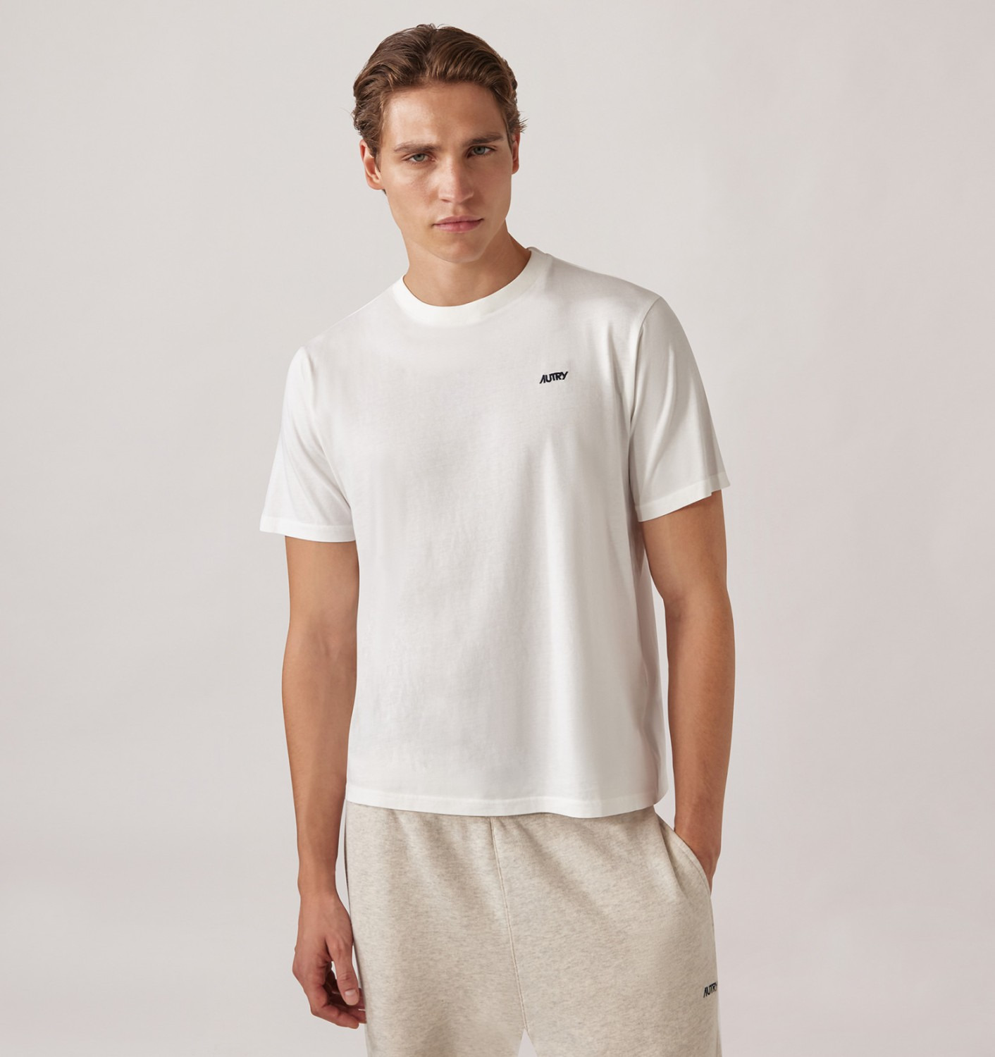 EMBROIDERED AUTRY LOGO TEE MAN - 2
