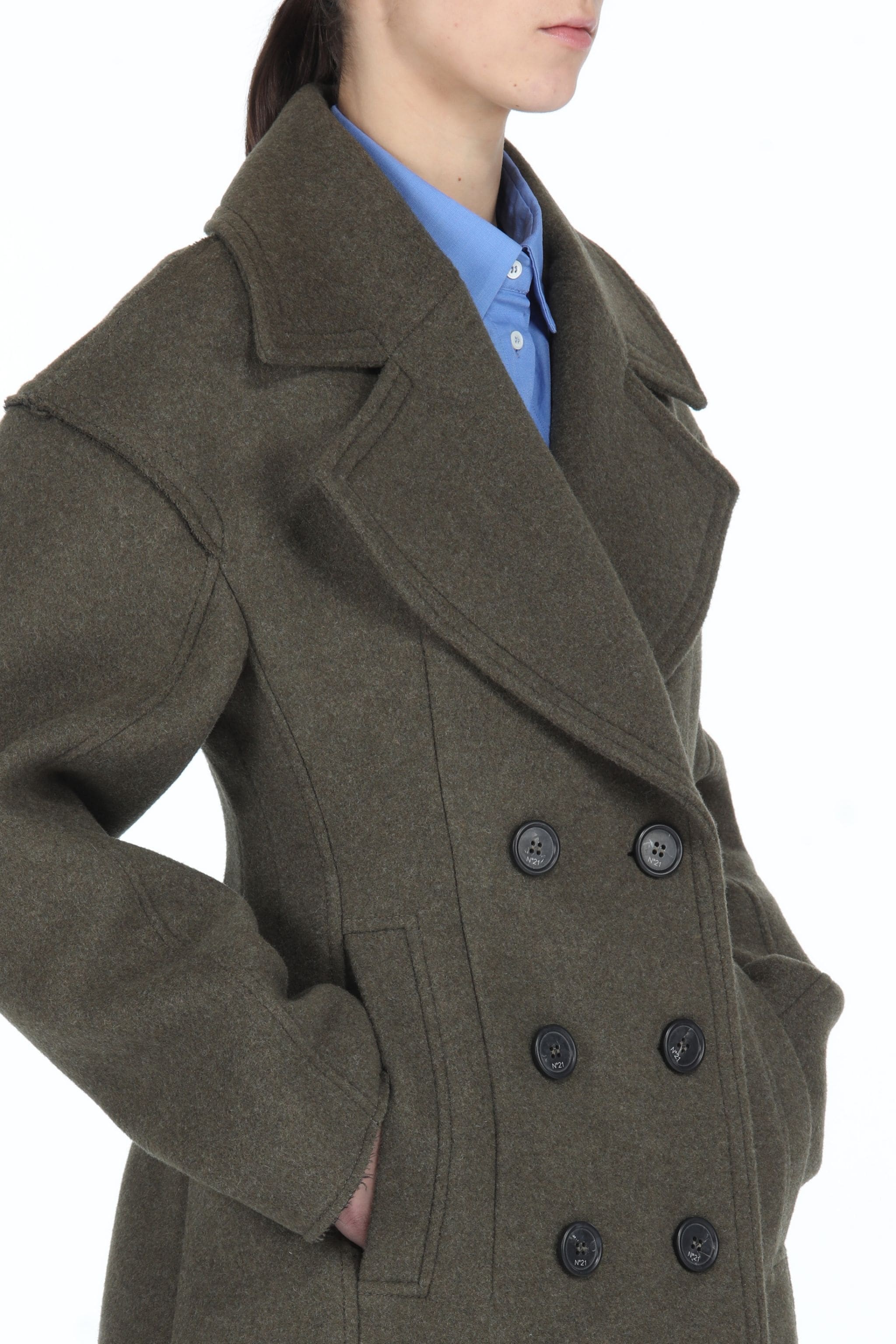 DOUBLE-BREASTED COAT - 4