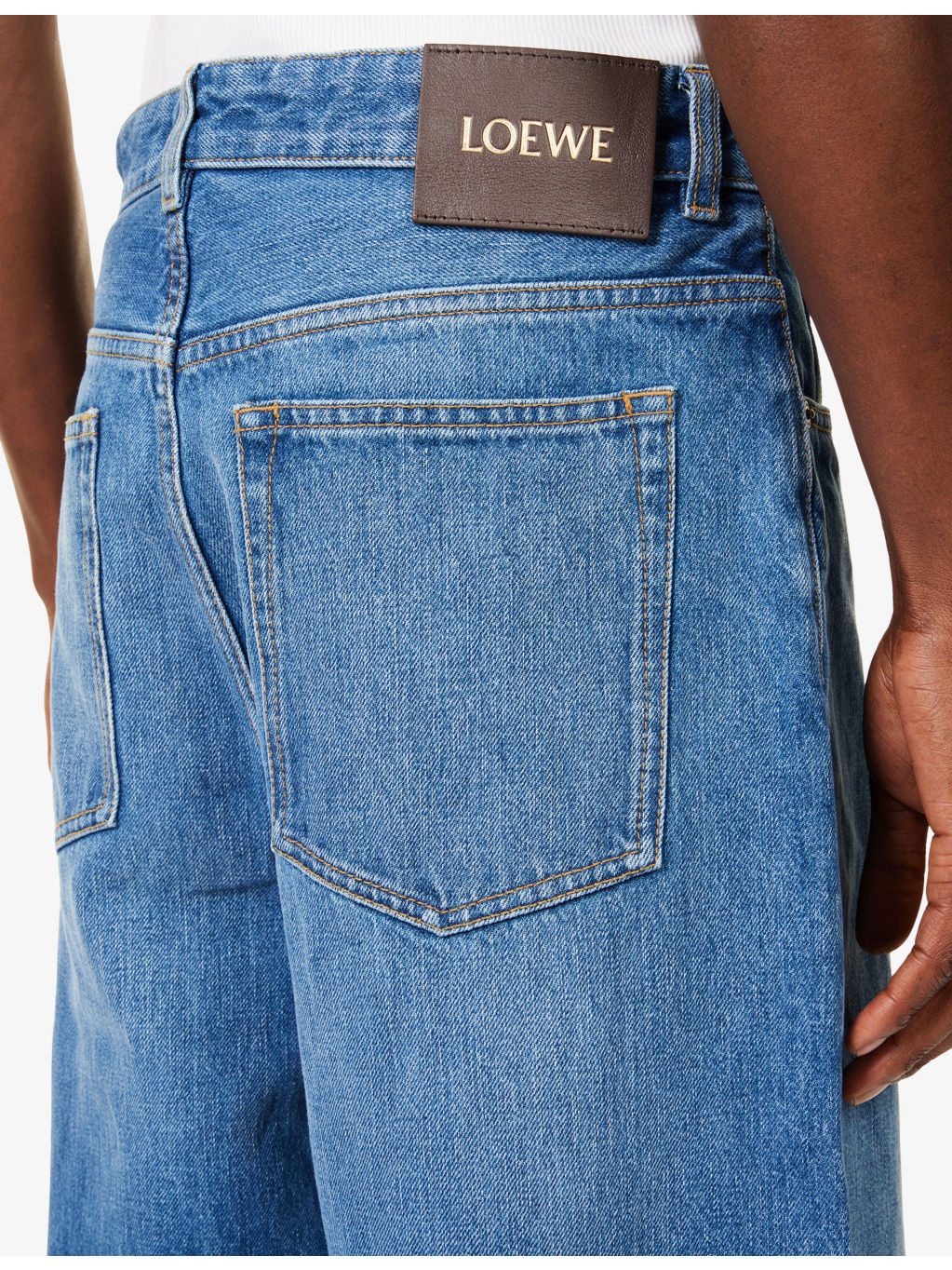 Relaxed-Fit Wide-Leg Denim Jeans - 5