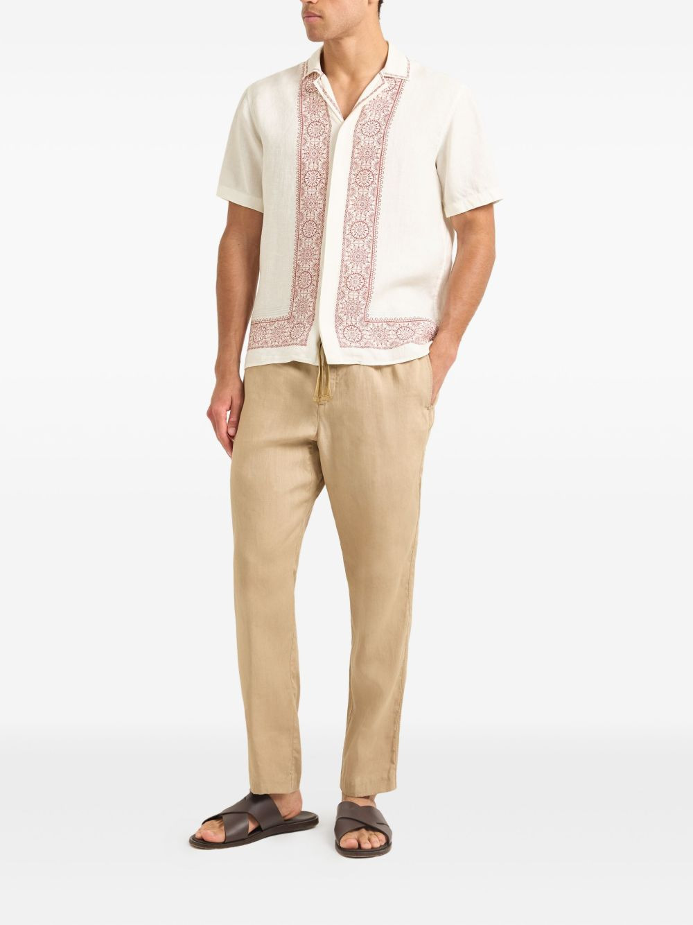 Maitan printed linen shirt - 2