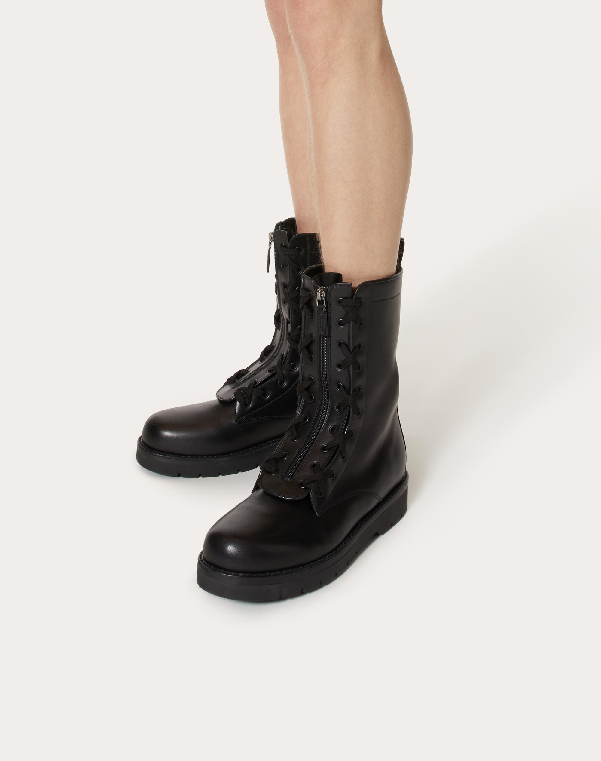 CALFSKIN XCOMBAT BOOTS 40MM - 6
