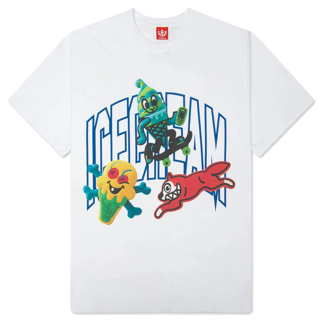 MARSHMALLOW S/S TEE - WHITE - 1