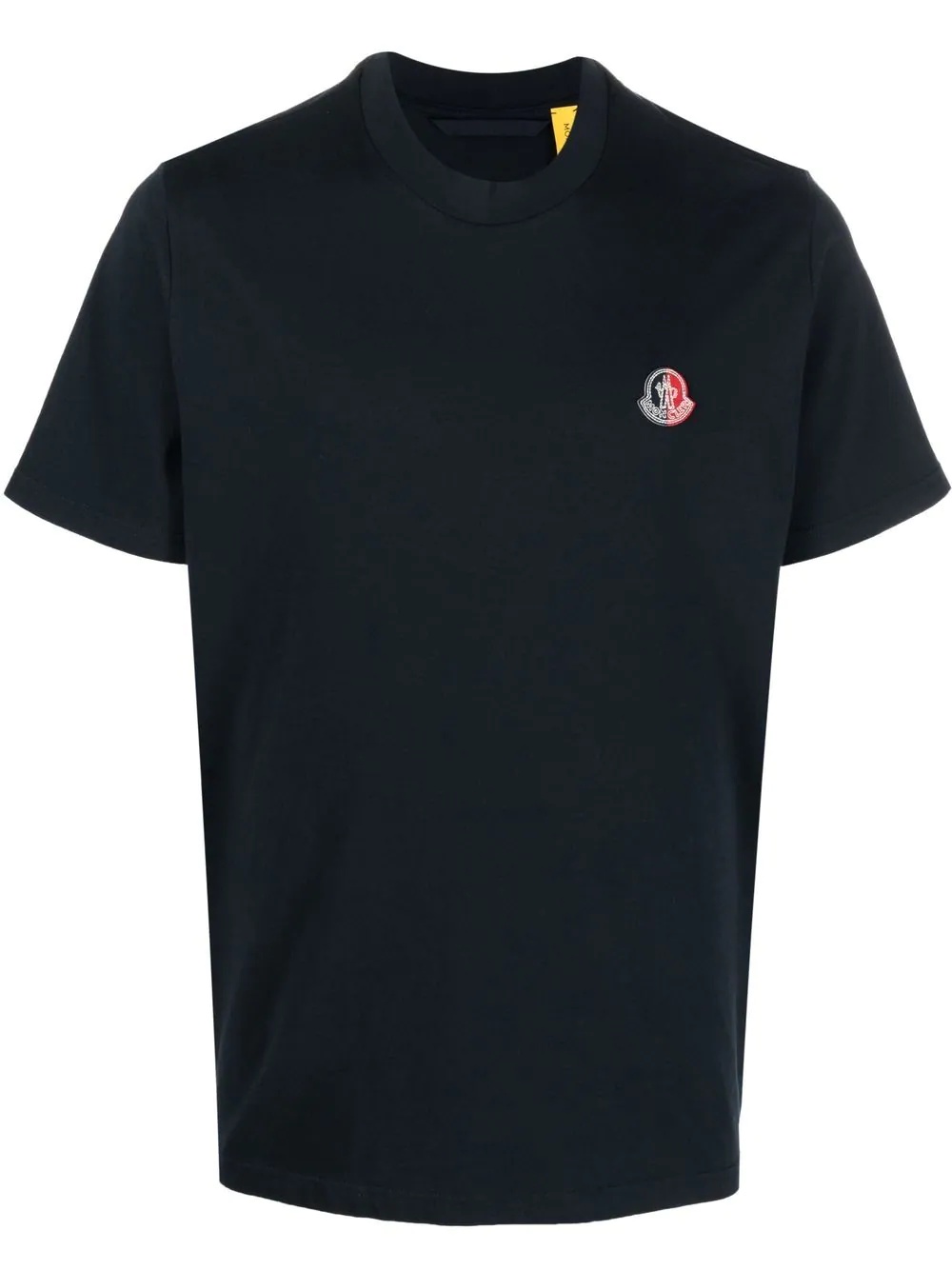 logo-embroidered cotton T-shirt - 1