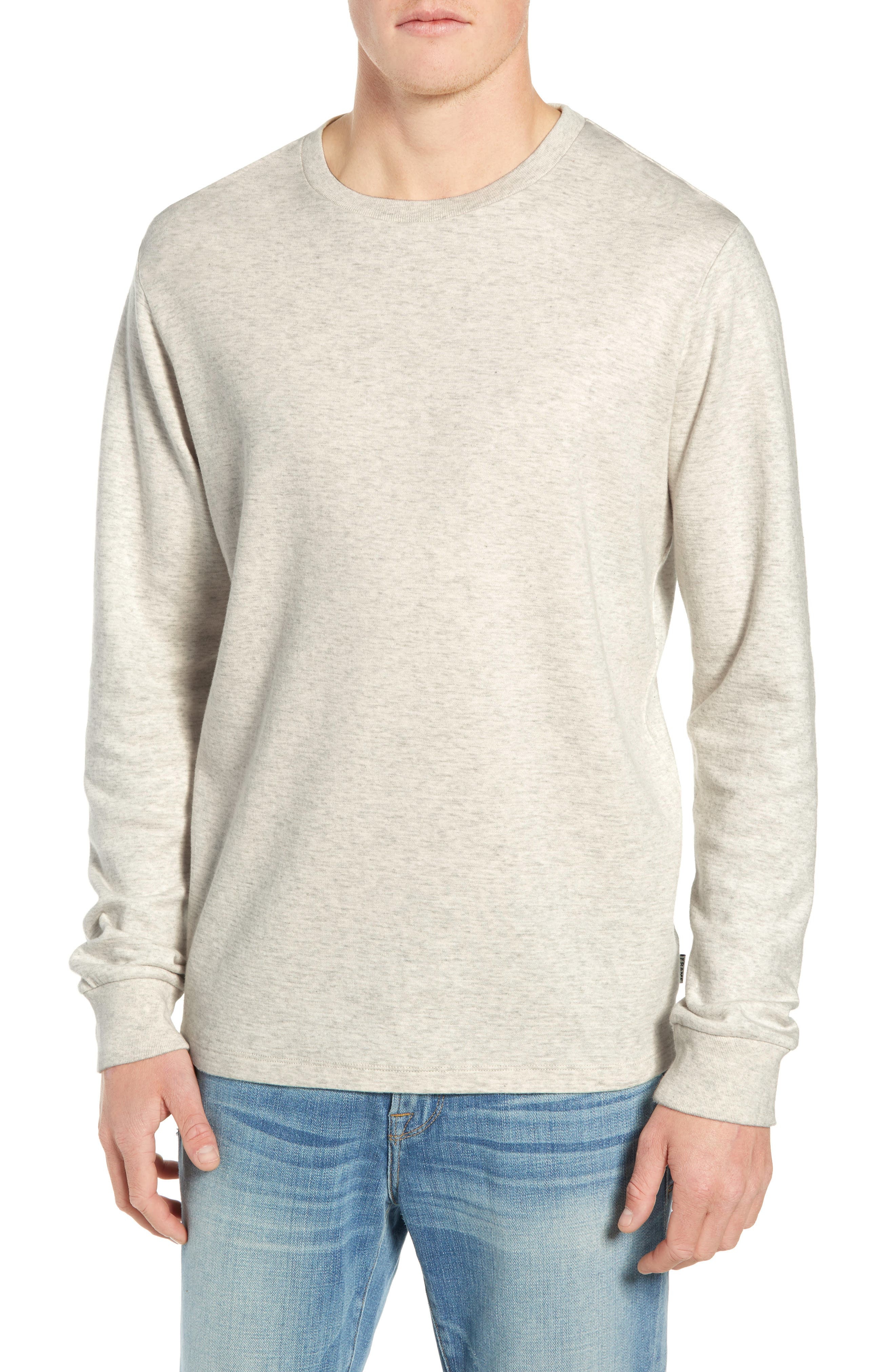 Duo Fold Long Sleeve Cotton T-Shirt - 1