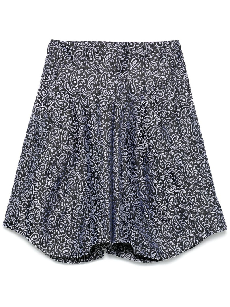 paisley jacquard shorts 1