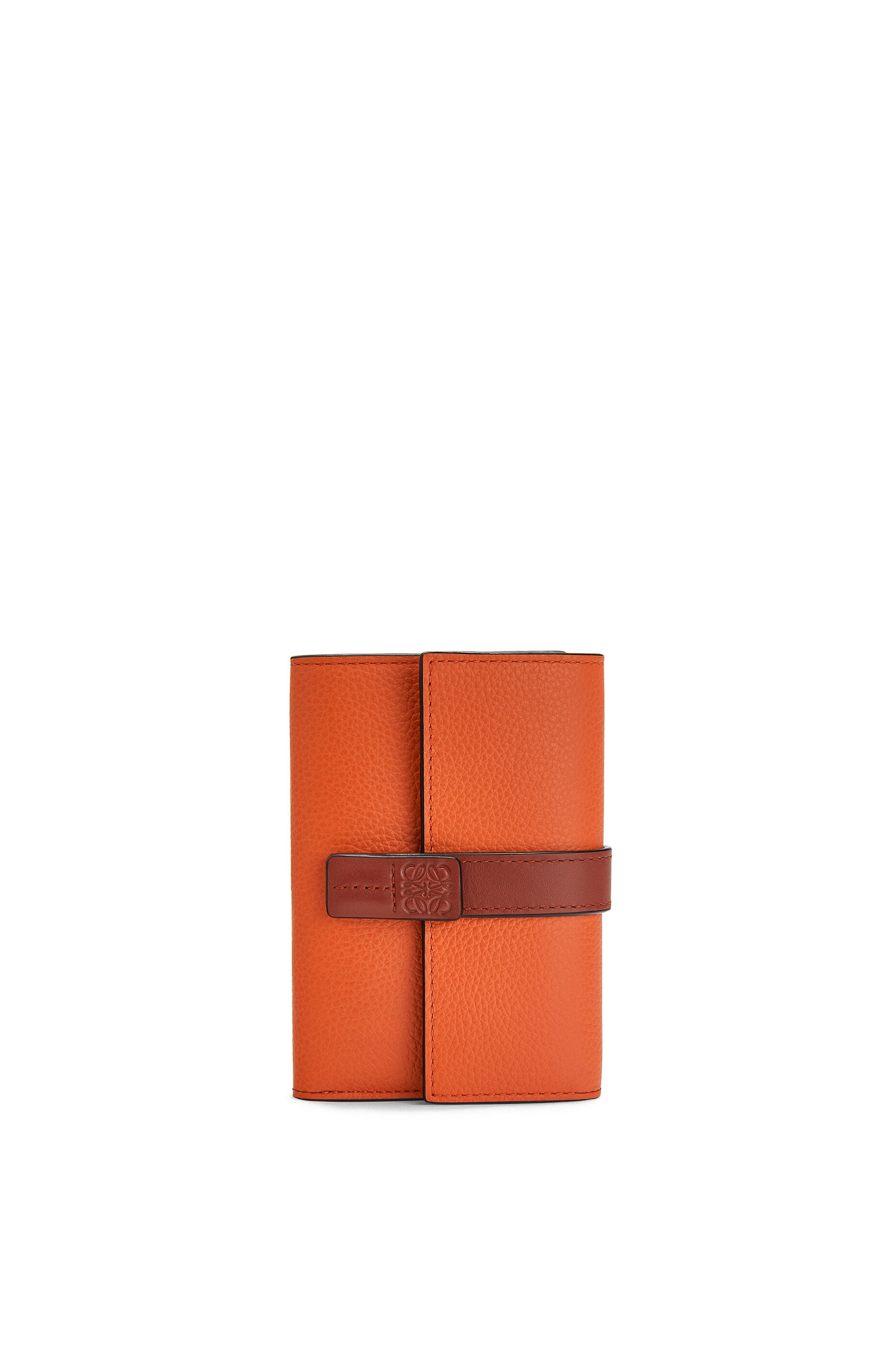 Small vertical wallet in soft grained calfskin - 6