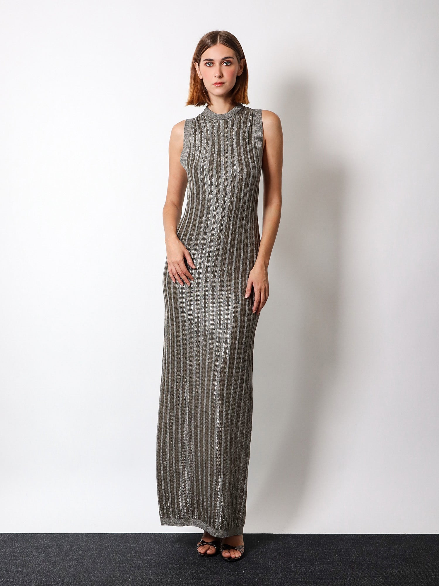 Ribbed Wool Blend Dress - 2