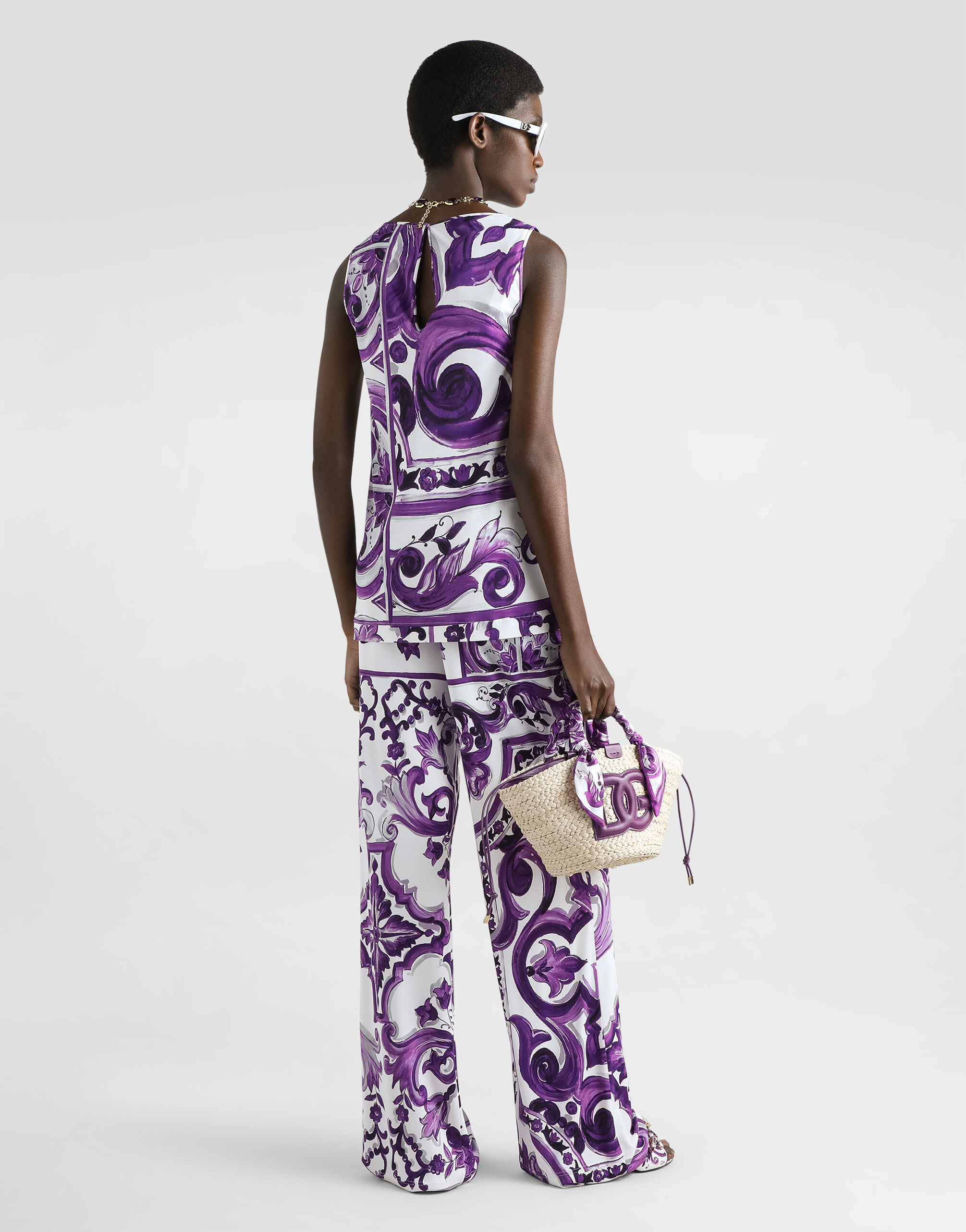 Majolica-print top - 3