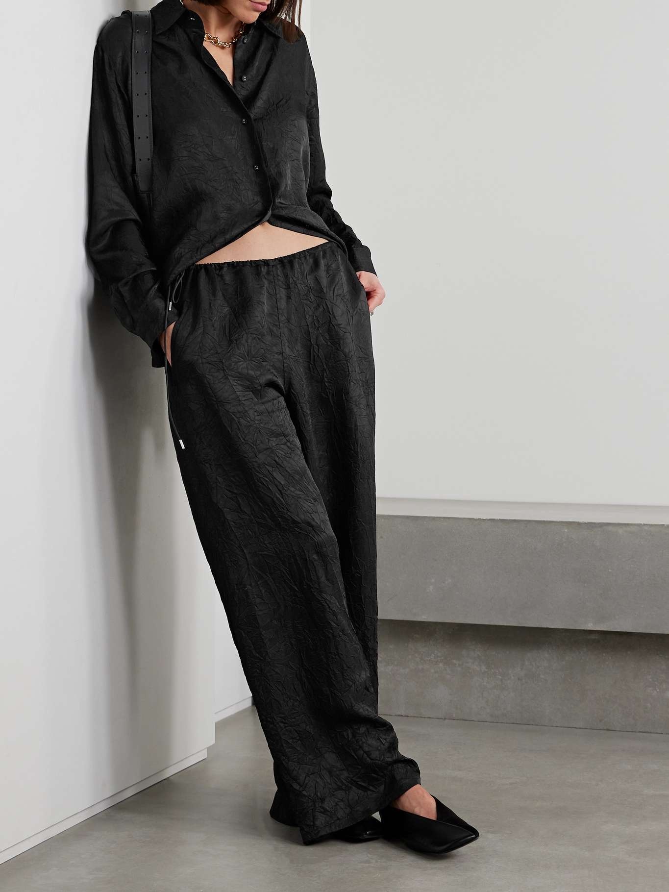 Hall crinkled-woven shirt - 6