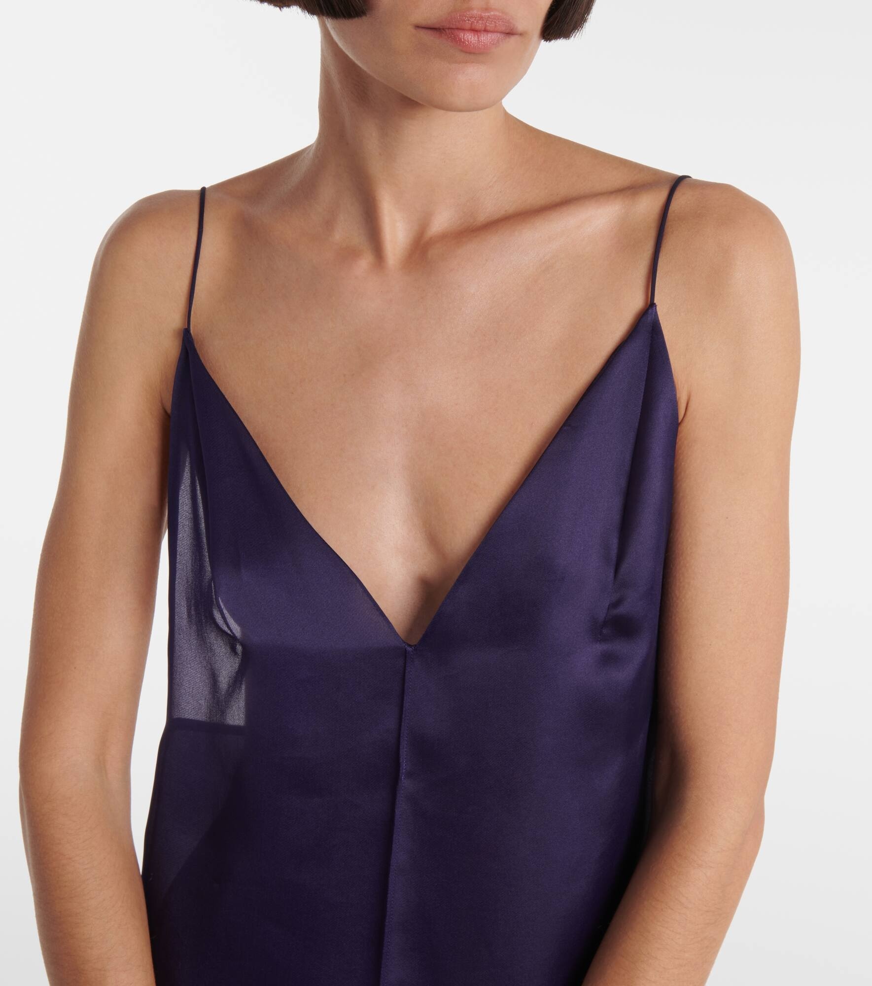 Tulula silk organza slip dress - 4