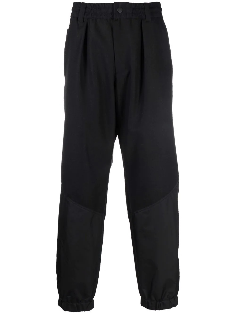 straight-leg wool trousers - 1