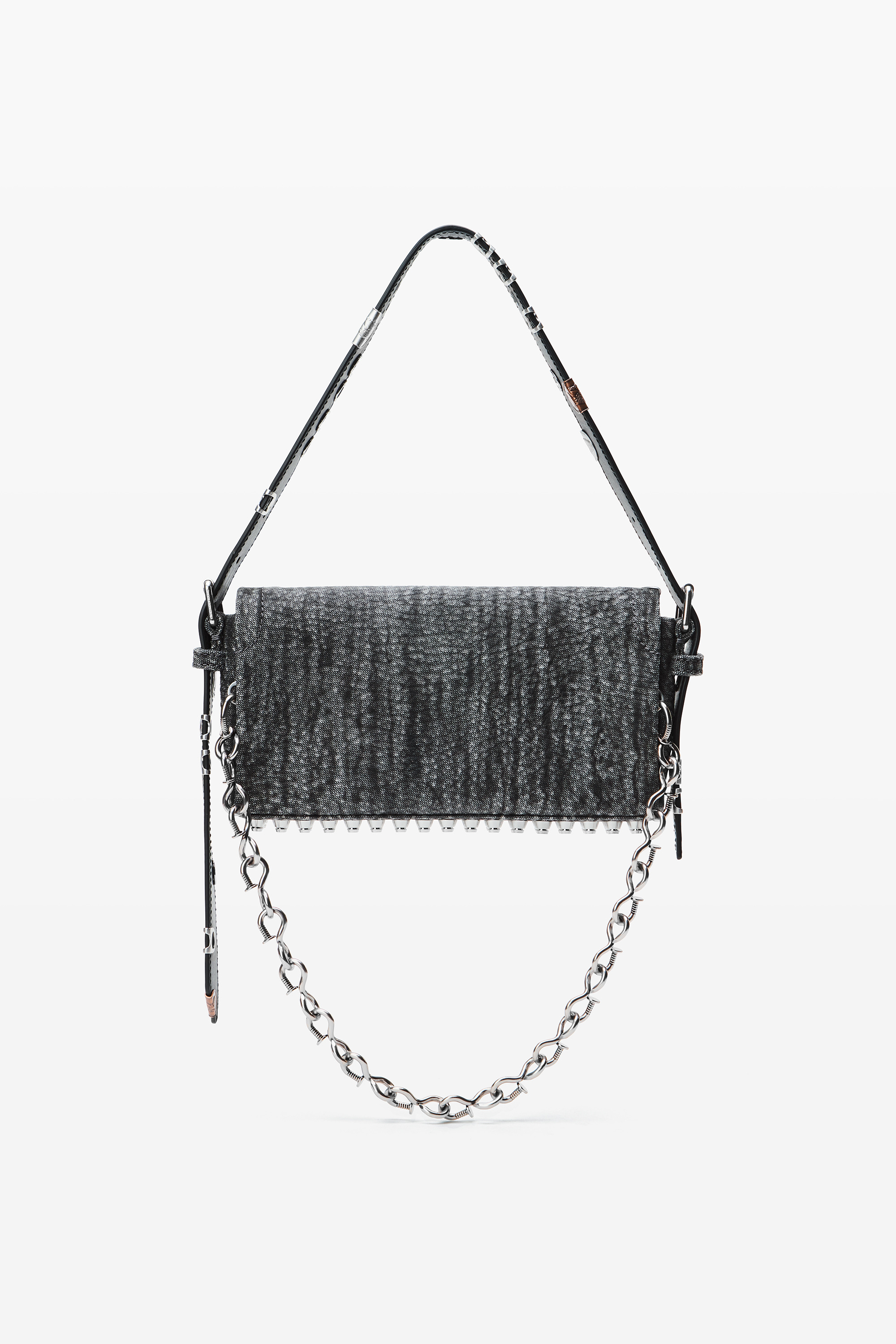 Black Ricco Rogue Slim Flap Bag - 6