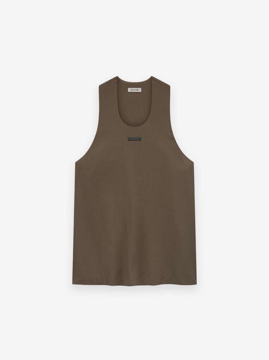 Wool Double Layer Tank Top - 1